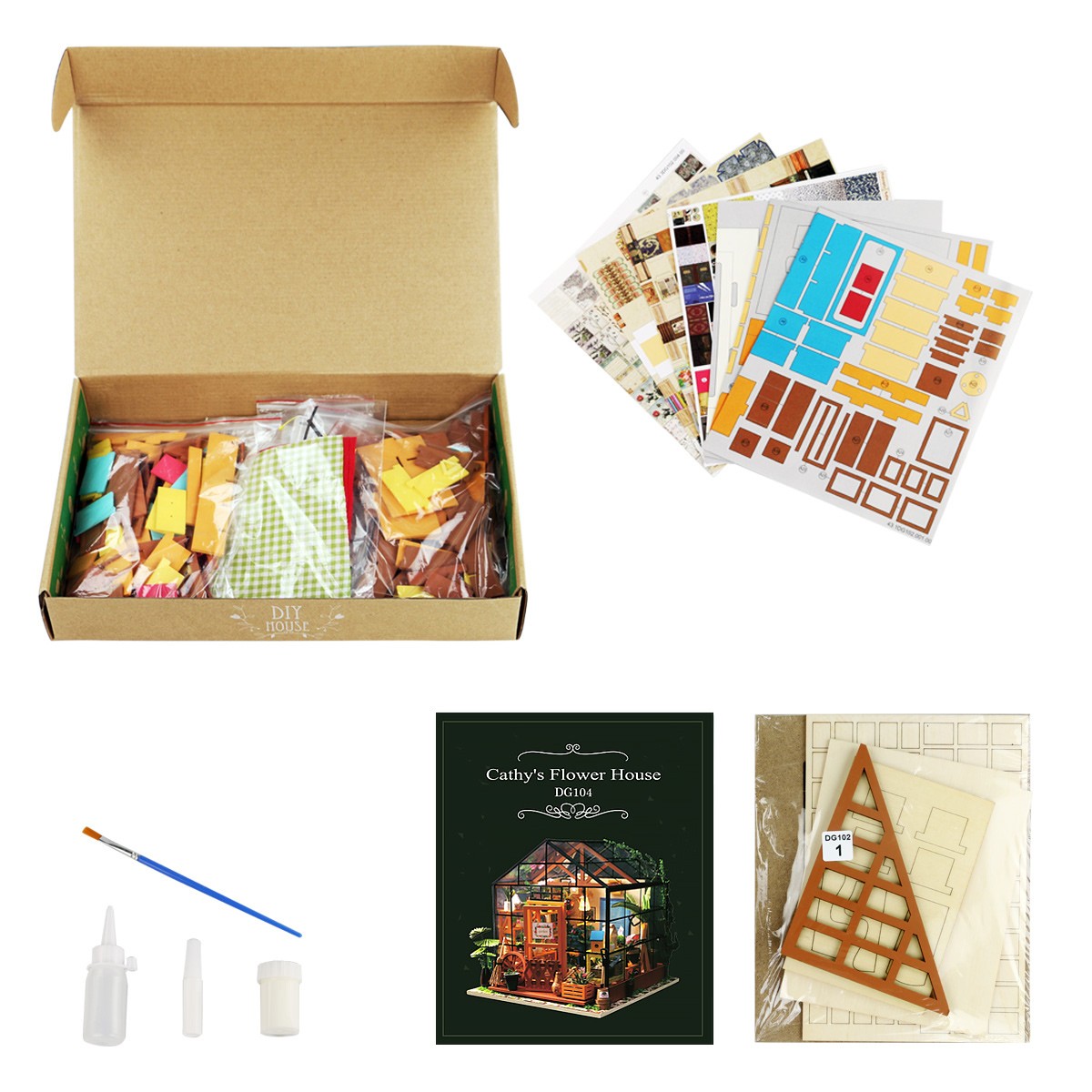 Cathy's Flower Robotime DIY House Kit